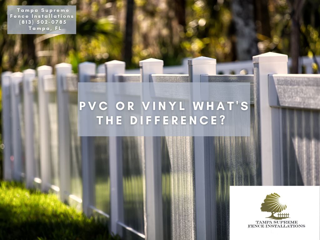PVC or Vinyl Fence 